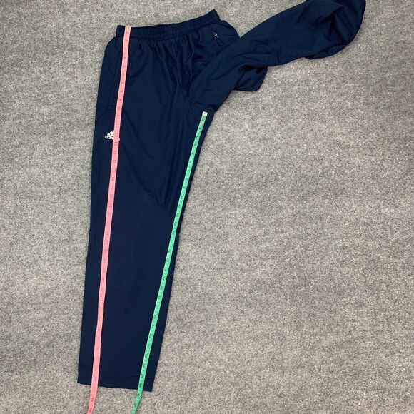 Adidas Track Pant Mens XS Drawstring Elastic Waist Team Performance Climaproof - Picture 8 of 16